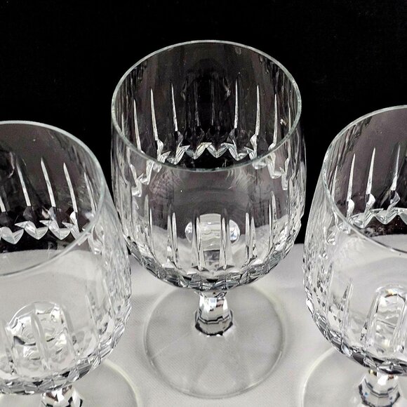 Schott Zwiesel Tango Water Goblets 7" set/3 vertical cuts high-quality crystal f - Picture 2 of 10